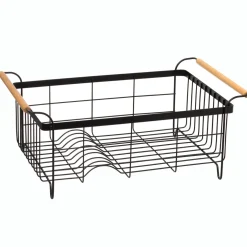 Egouttoir en métal (46 x 32 cm) Blackwood Noir