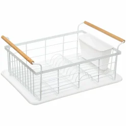 Egouttoir en métal (43 x 32 cm) Modern Blanc