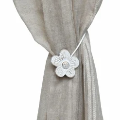 Embrasse rideau aimantée Valentine Blanche