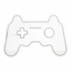 Enseigne lumineuse néon (H28 cm) Manette de jeux Bleu