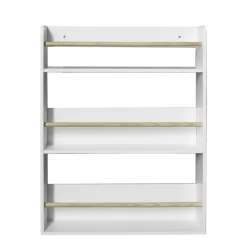 Etagère murale enfant bois 3 niveaux (H80 cm) Zoa Blanche
