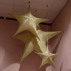 Etoile de Noël à suspendre (D180 cm) Christmas Or