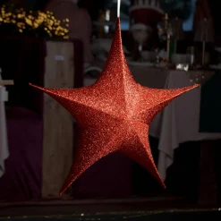 Etoile de Noël à suspendre (D80 cm) Christmas Rouge