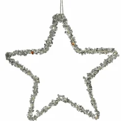 Etoile de Noël à suspendre (H15 cm) Gily Argent