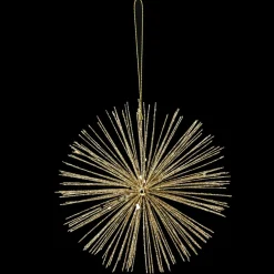 Etoile de Noël à suspendre (H15 cm) Galaxy pailletée Or