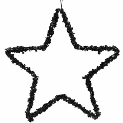 Etoile de Noël à suspendre (H15 cm) Gily Noir
