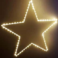 Etoile lumineuse à suspendre 175 LED (D58 cm) Kais Blanc chaud