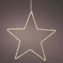 Etoile lumineuse à suspendre 175 LED (D58 cm) Kais Blanc chaud