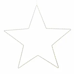 Etoile lumineuse à suspendre 175 LED (D58 cm) Kais Blanc chaud