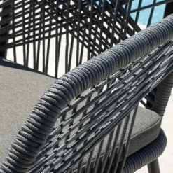 Fauteuil de jardin empilable Seville - Gris