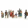 Figurines avec cadeaux pour village