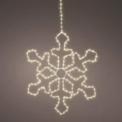 Flocon lumineux à suspendre 220 LED (D37 cm) Everest Blanc chaud