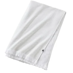 Fouta coton et éponge (95 x 180 cm) Naël Beige sable