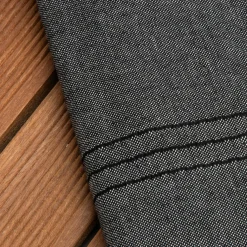 Fouta coton recyclé (100 x 200 cm) Sunshine Noire