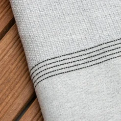 Fouta coton recyclé (100 x 200 cm) Beach Grise