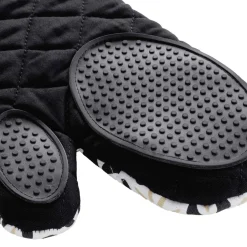 Gant de cuisine ambidextre en coton (30 x 18 cm) Solaris Noir