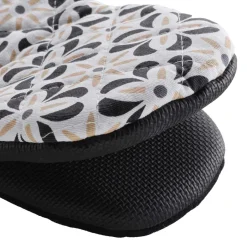 Gant de cuisine coton (24.5 x 14.5 cm) Solaris Noir