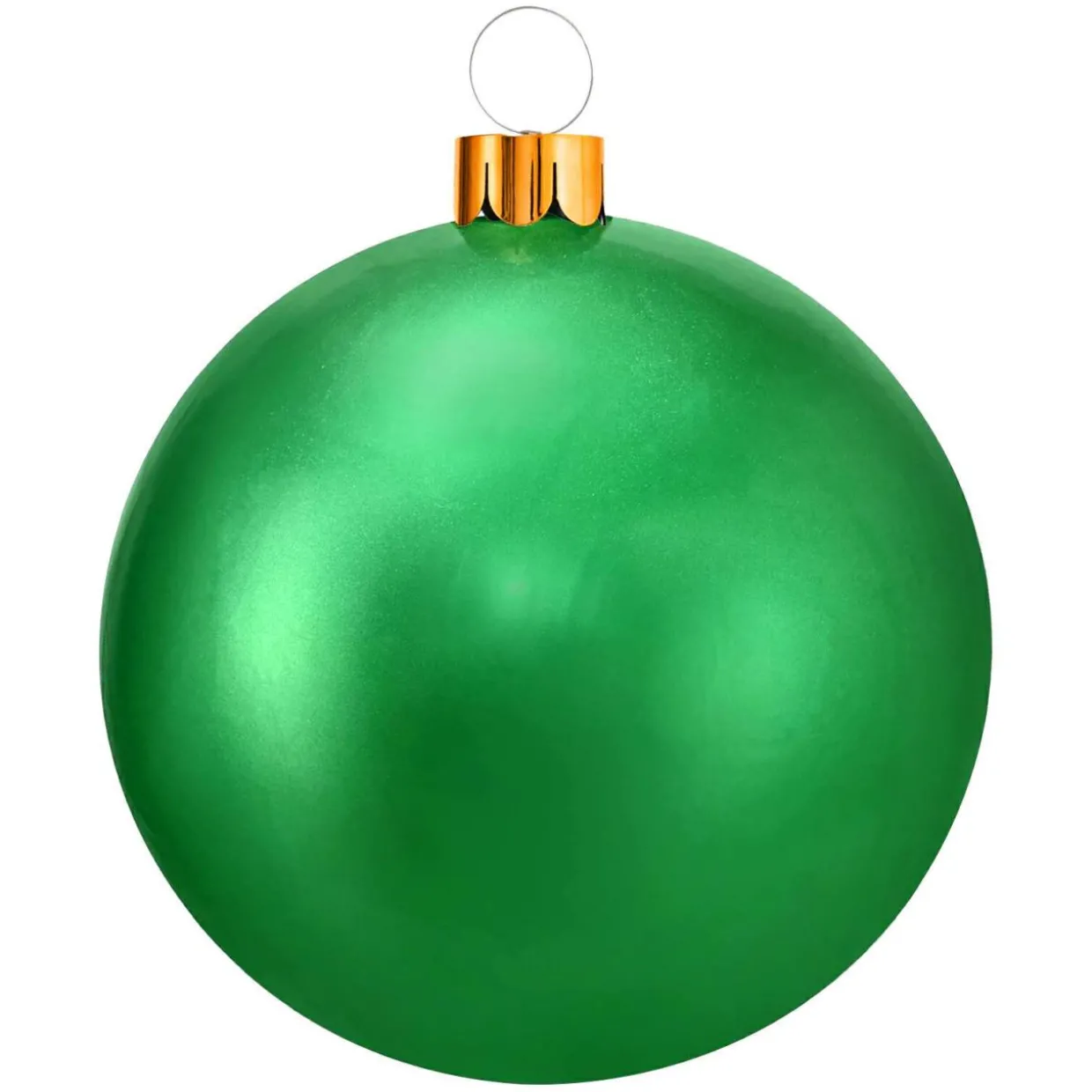Grande boule de Noël gonflable (D65 cm) Vert