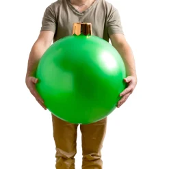 Grande boule de Noël gonflable (D45 cm) Vert