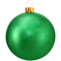Grande boule de Noël gonflable (D45 cm) Vert