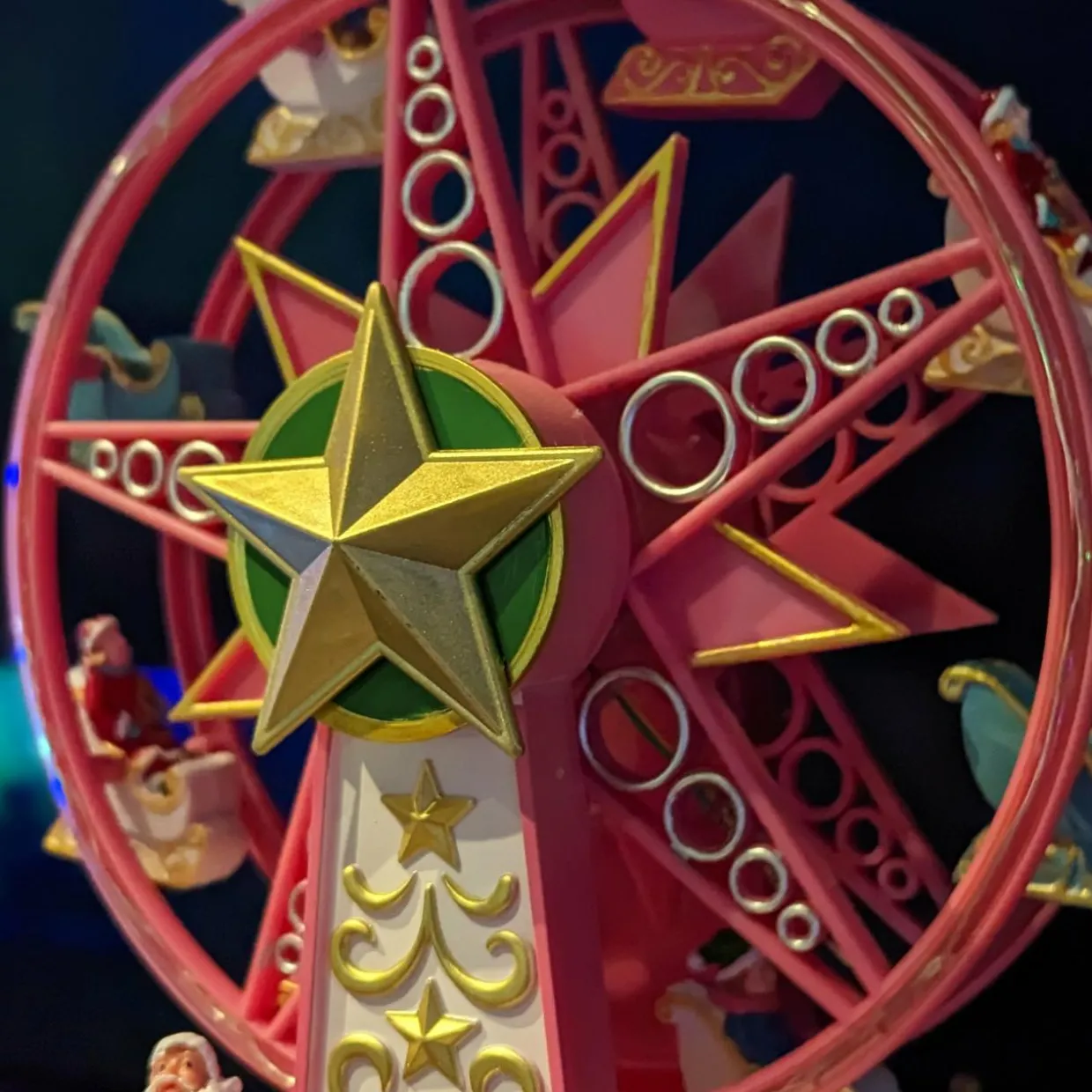 Grande roue lumineuse et musicale à piles Féery