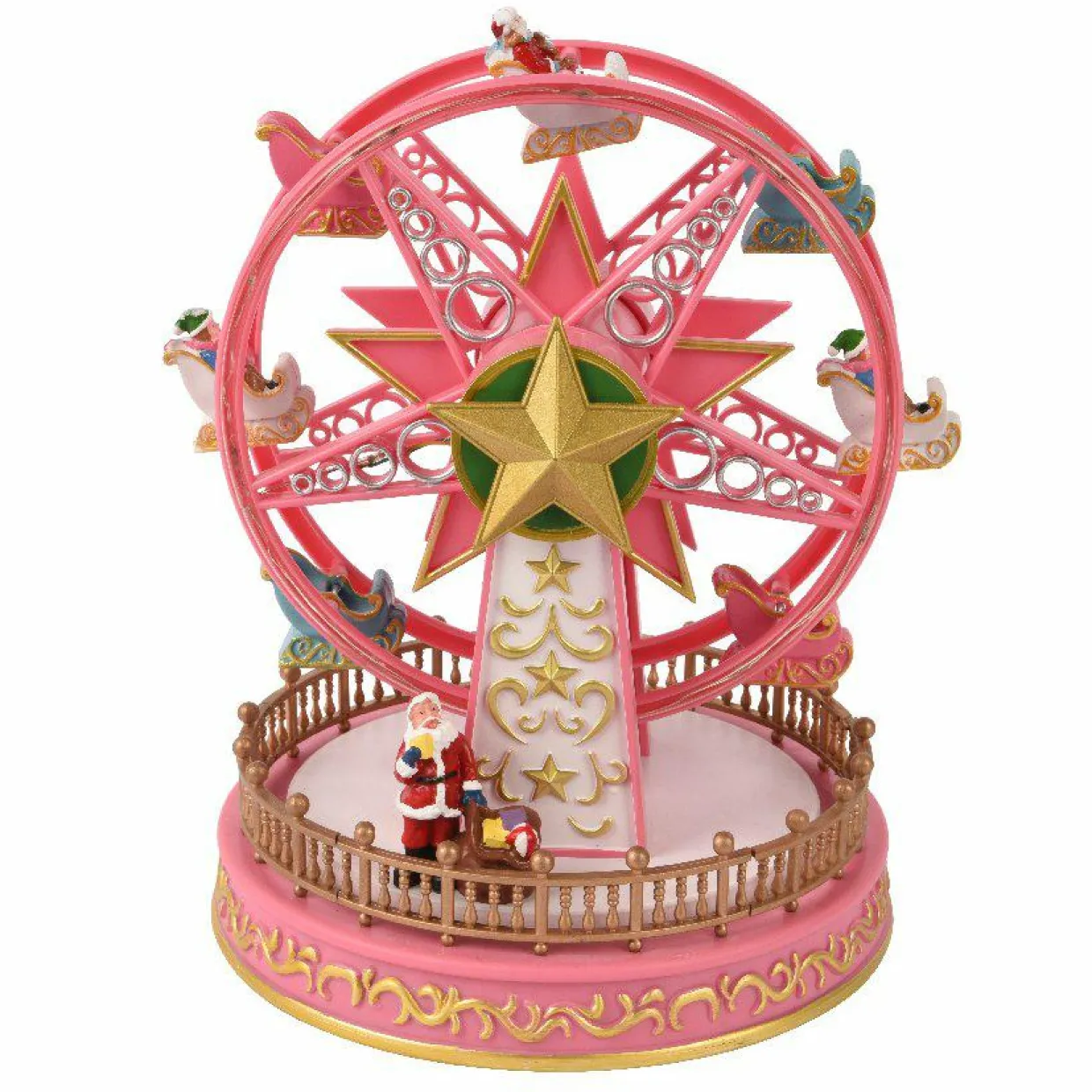 Grande roue lumineuse et musicale à piles Féery