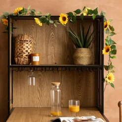 Guirlande artificielle tournesol (180 cm) Naki Jaune