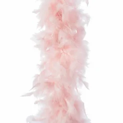 Guirlande Boa en plumes (184 cm) Deluxe Rose poudré