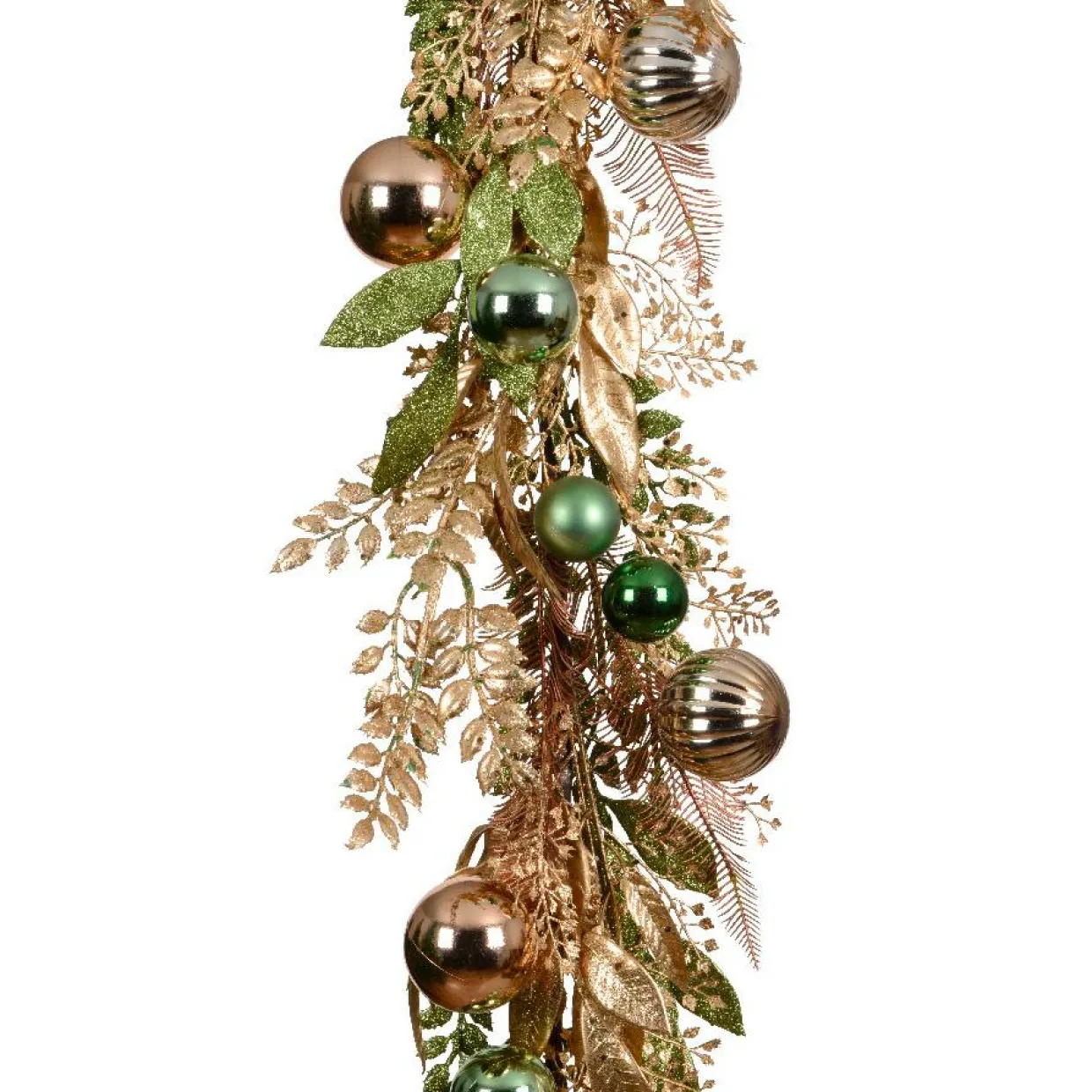 Guirlande déco (150 cm) Majesty Vert et doré