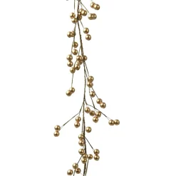 Guirlande de baies (130 cm) Christmas nature Or