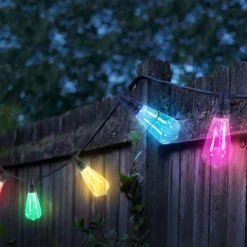 Guirlande de jardin connectable 10 LED (4,5 m) Garden party Multicolore