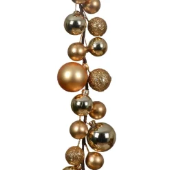 Guirlande de Noël (180 cm) Boules de Noël Or