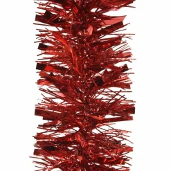 Guirlande de Noël (D10 cm) (2 m) Alpine destructurée Rouge
