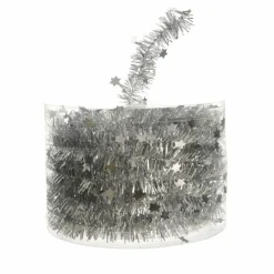 Guirlande de Noël (D3,50 cm) fine étoilée Alpine Argent