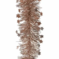 Guirlande de Noël (D9 cm) étoilée Alpine Rose pétillant