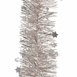 Guirlande de Noël (D10 cm) étoilée Alpine Rose poudré