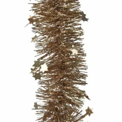 Guirlande de Noël (D9 cm) étoilée Alpine Brun gingembre