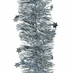 Guirlande de Noël (D10 cm) étoilée Alpine Bleu clair