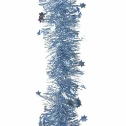 Guirlande de Noël (D9 cm) étoilée Alpine Bleu vaporeux