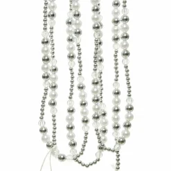 Guirlande de perle (240 cm) Bianca Argent