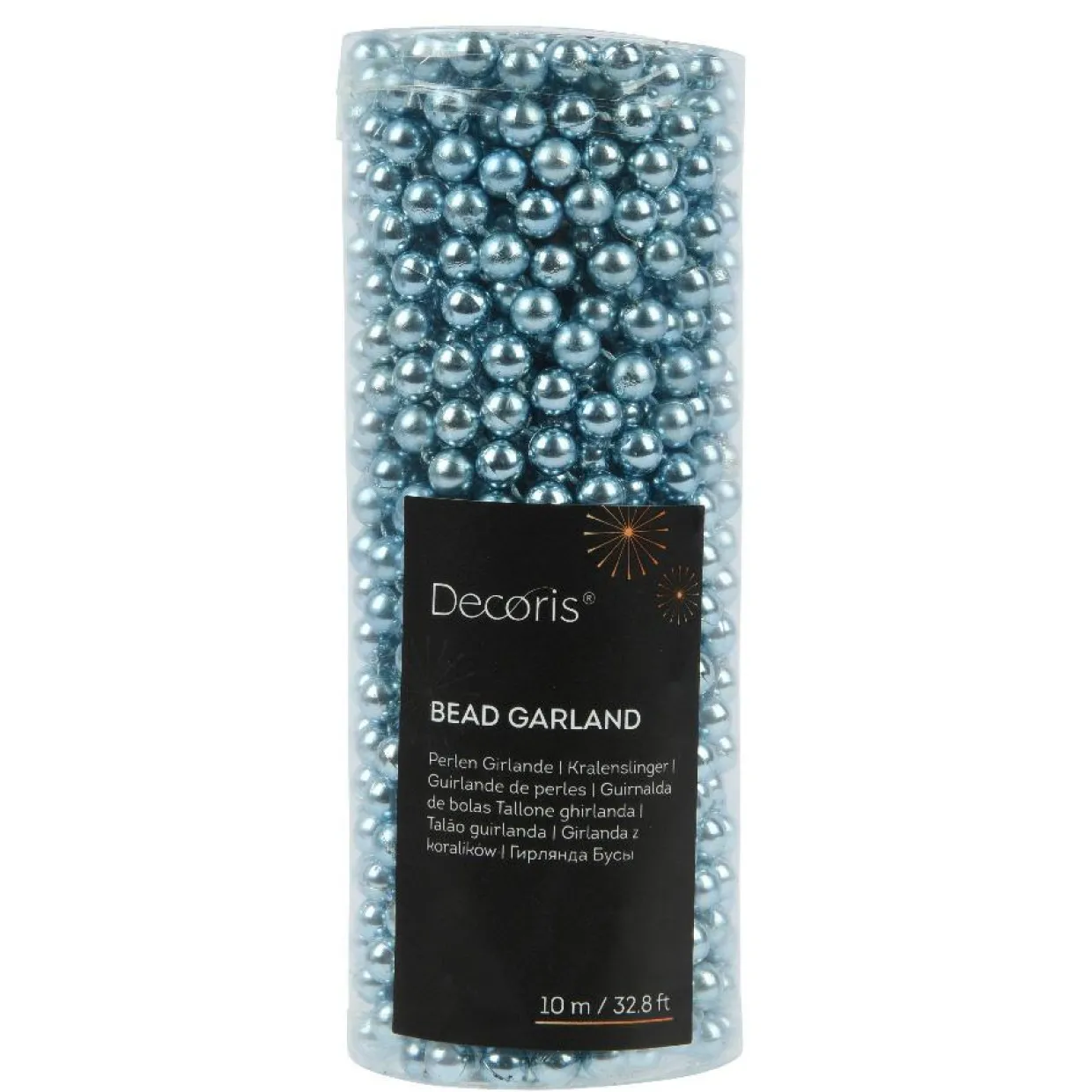 Guirlande de perle (10 m) Alpine Bleu ciel
