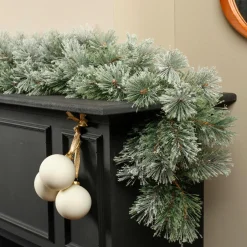 Guirlande de sapin (270 - D25 cm) Bromley Vert enneigé