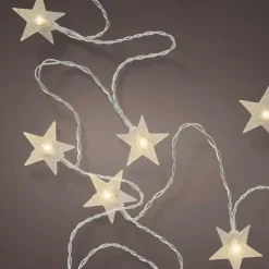 Guirlande lumineuse 24 LED (4,6 m) Étoiles filantes Blanc chaud