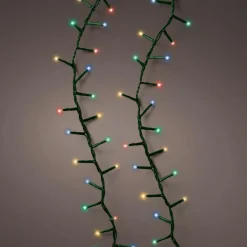 Guirlande lumineuse 45 m 2000 LED câble vert Luxe Multicolore