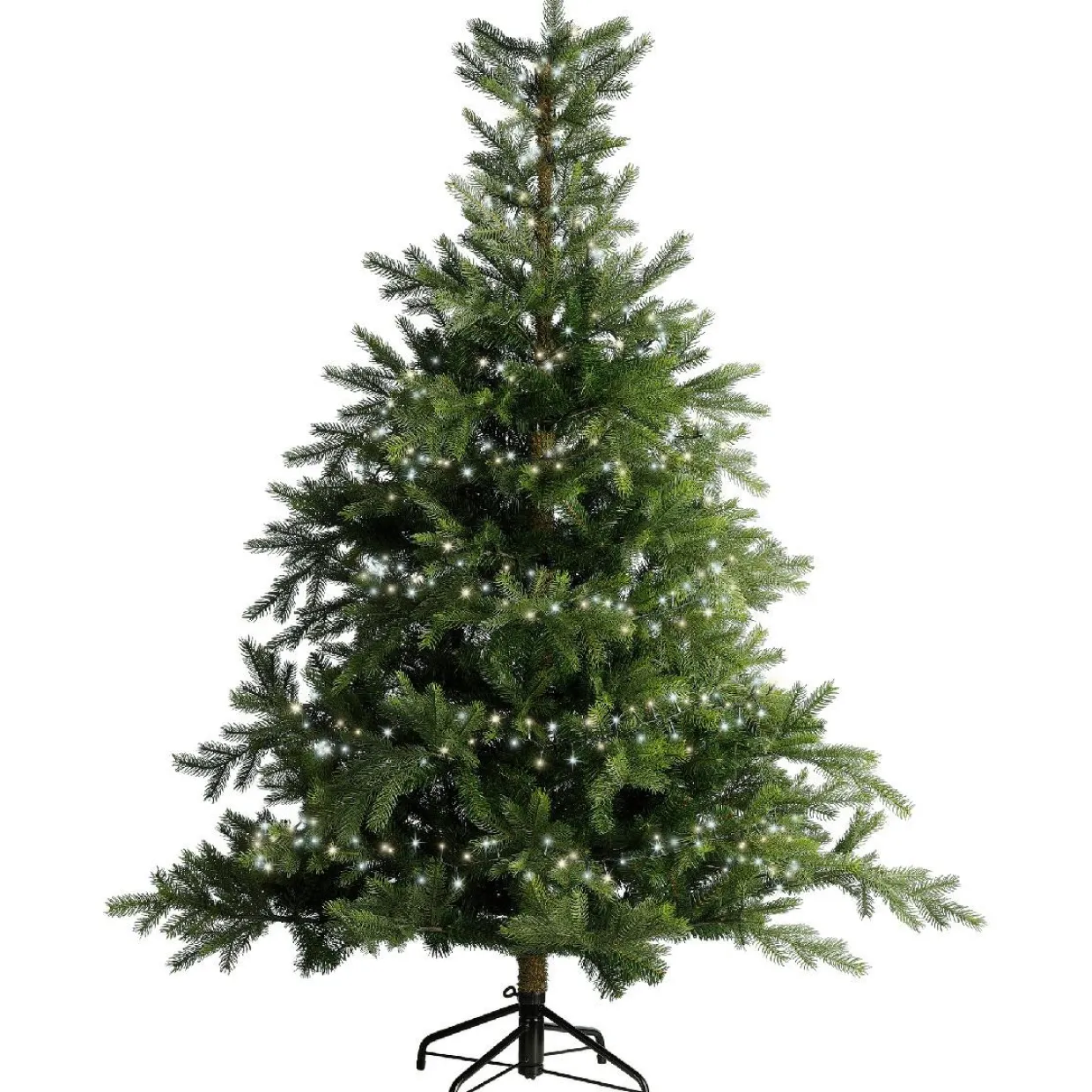 Guirlande lumineuse 11 m 500 LED câble vert Luxe Bicolore Blanc chaud et froid