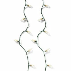 Guirlande lumineuse 18 m 180 LED câble vert Vintage Blanc chaud