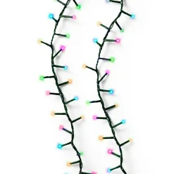 Guirlande lumineuse 11 m 500 LED câble vert Luxe Multicolore pastel