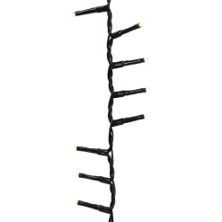 Guirlande lumineuse 22,5 m 1000 LED câble vert Luxe Bicolore Blanc chaud et froid