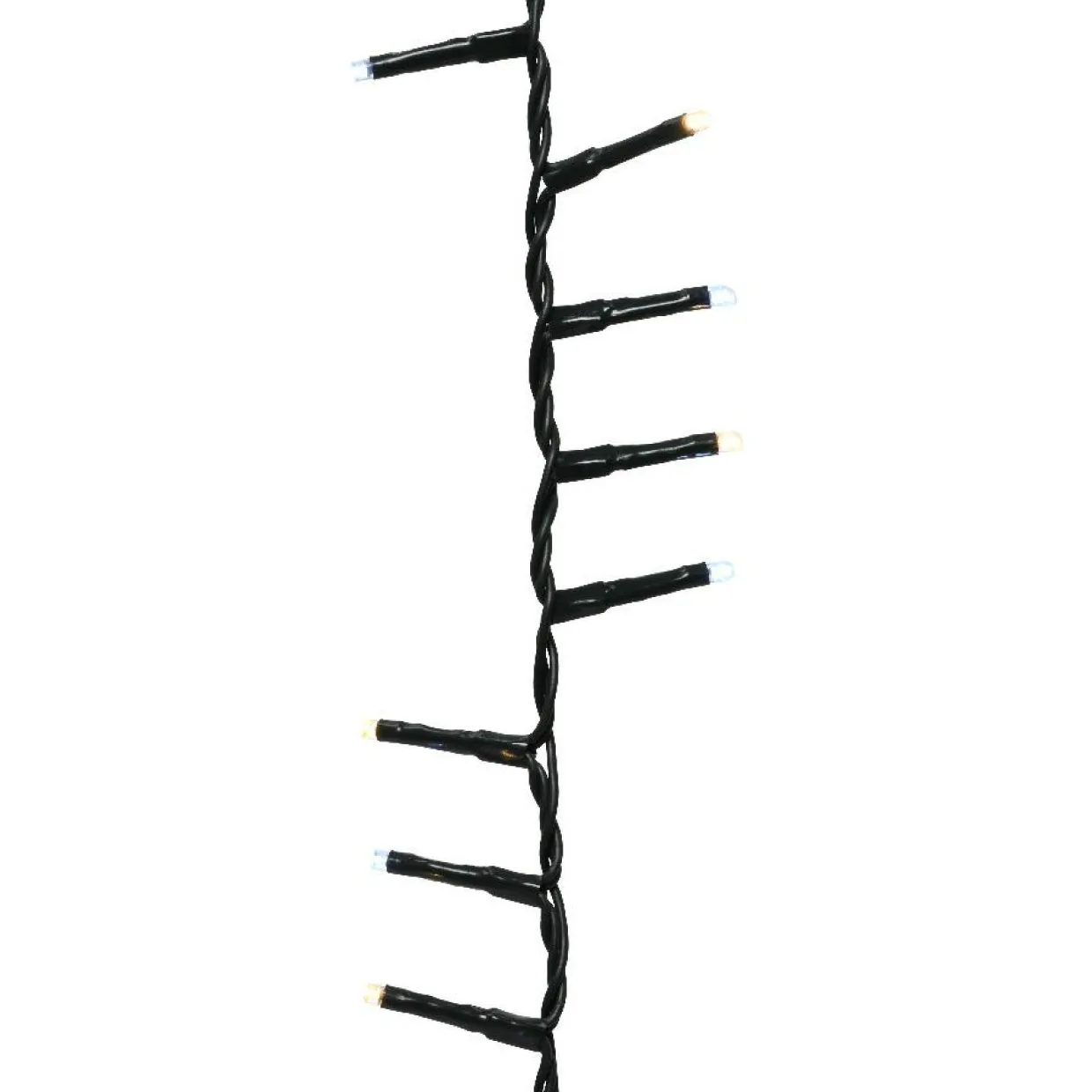 Guirlande lumineuse 22,5 m 1000 LED câble vert Luxe Bicolore Blanc chaud et froid