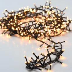 Guirlande lumineuse 22,50 m 1000 LED câble vert Luxe Blanc chaud